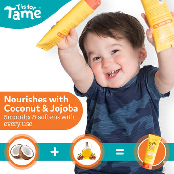 T is for Tame ingredientes coco y jojoba para cabello saludable