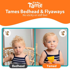 T is for Tame cuida el cabello rizado de niños, reduce el frizz natural