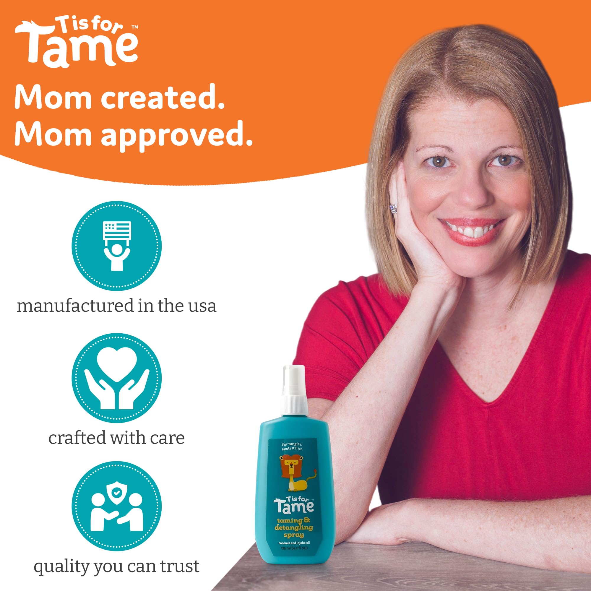 T is for Tame: aerosol desenredante para cabello infantil, ideal para peinar sin tirones