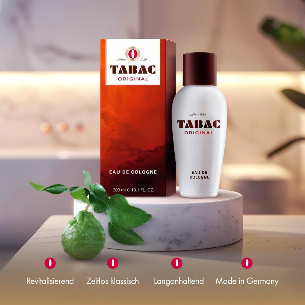 Labac Cologne Tabac Original by Maurer & Wirtz – Eau de Cologne Splash 10.1 oz for M ...
