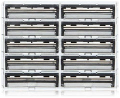 Cartouches Taconic Shave compatibles Trac II pour rasage rapide et précis.
