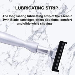 Taconic Shave, sistema pivotante con lubricante para deslizamiento suave.