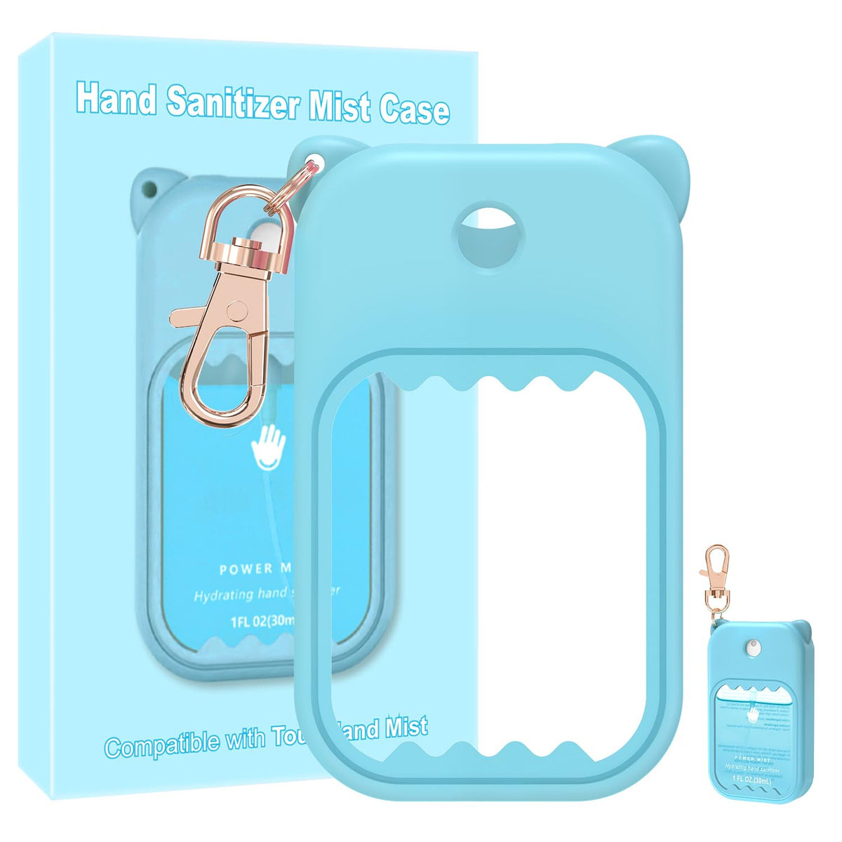 Taessv estuche silicona Touchland con diseño adorable y protege tu dispensador.