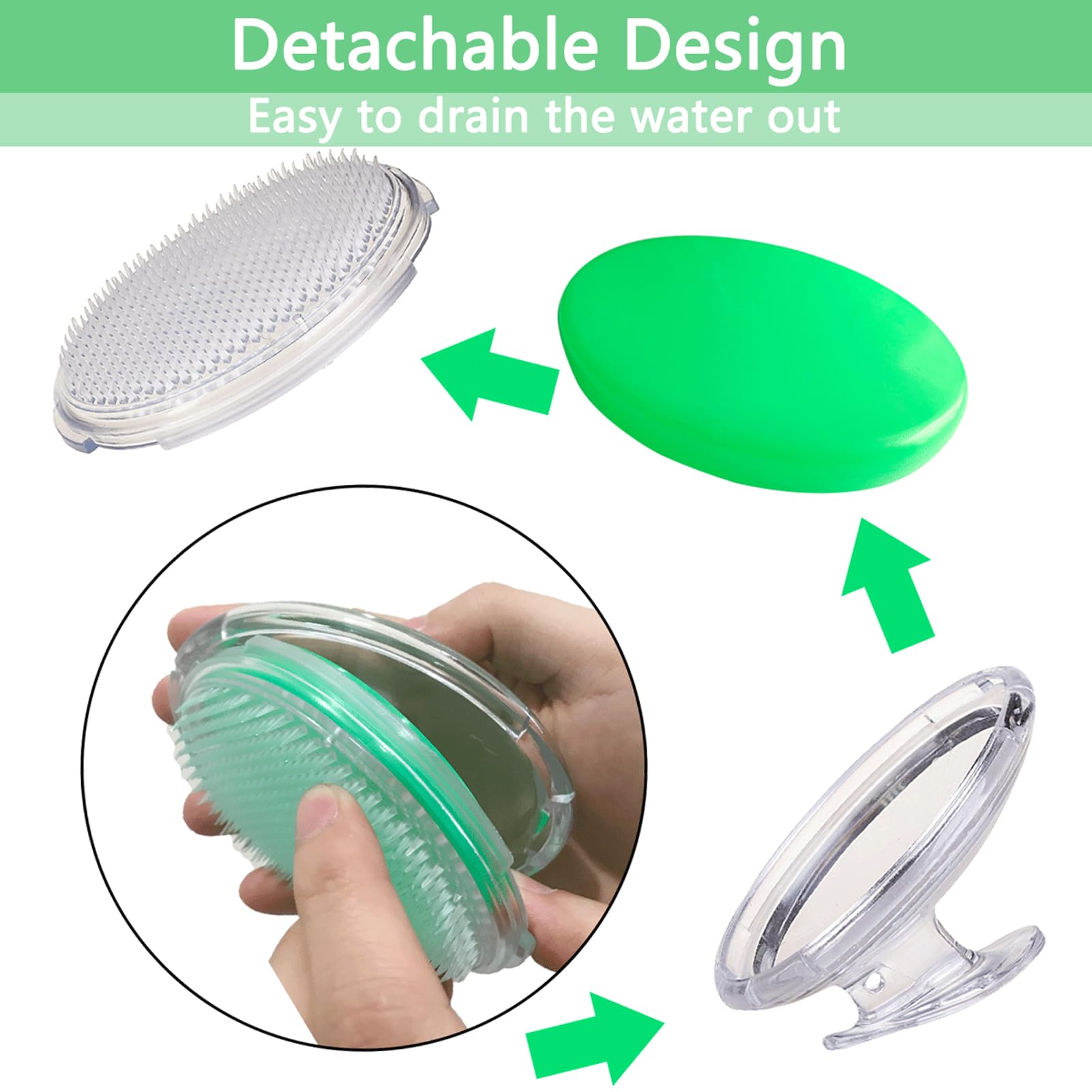 Tailaimei cepillo exfoliante para la línea de bikini, cuidado suave en zonas sensibles
