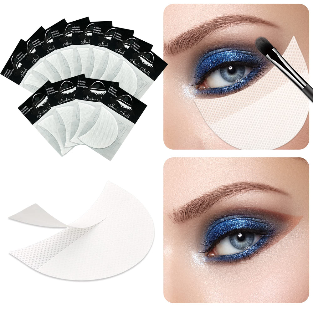 TailaiMei escudos para sombras en media luna, protección suave para el contorno de ojos.