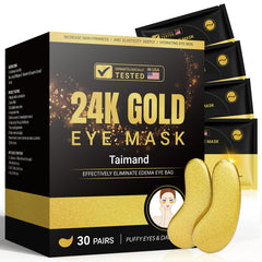 Parches Ojos Taimand 24K-oro para reducir hinchazón y aportar luminosidad.