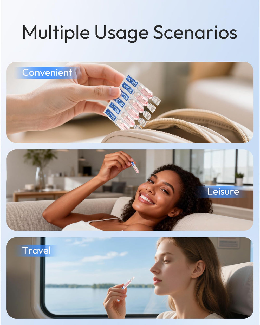 Taimand Salmon DNA PDRN Serum, envase portátil protege la fórmula concentrada.