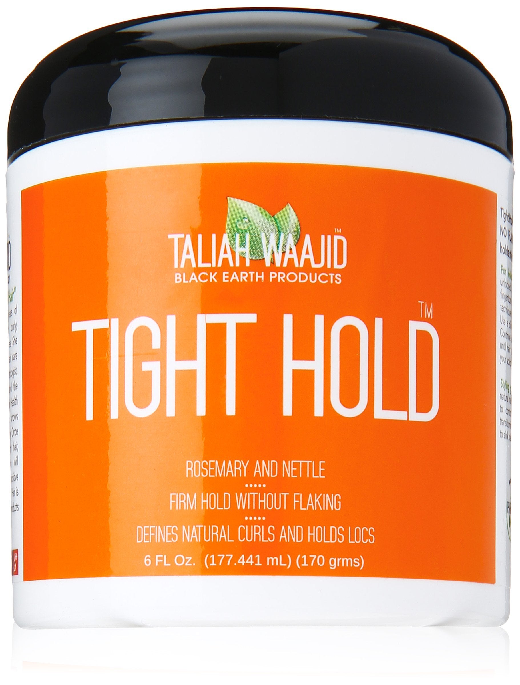 Taliah Waajid Black Earth: fijación fuerte para peinados duraderos en la botella