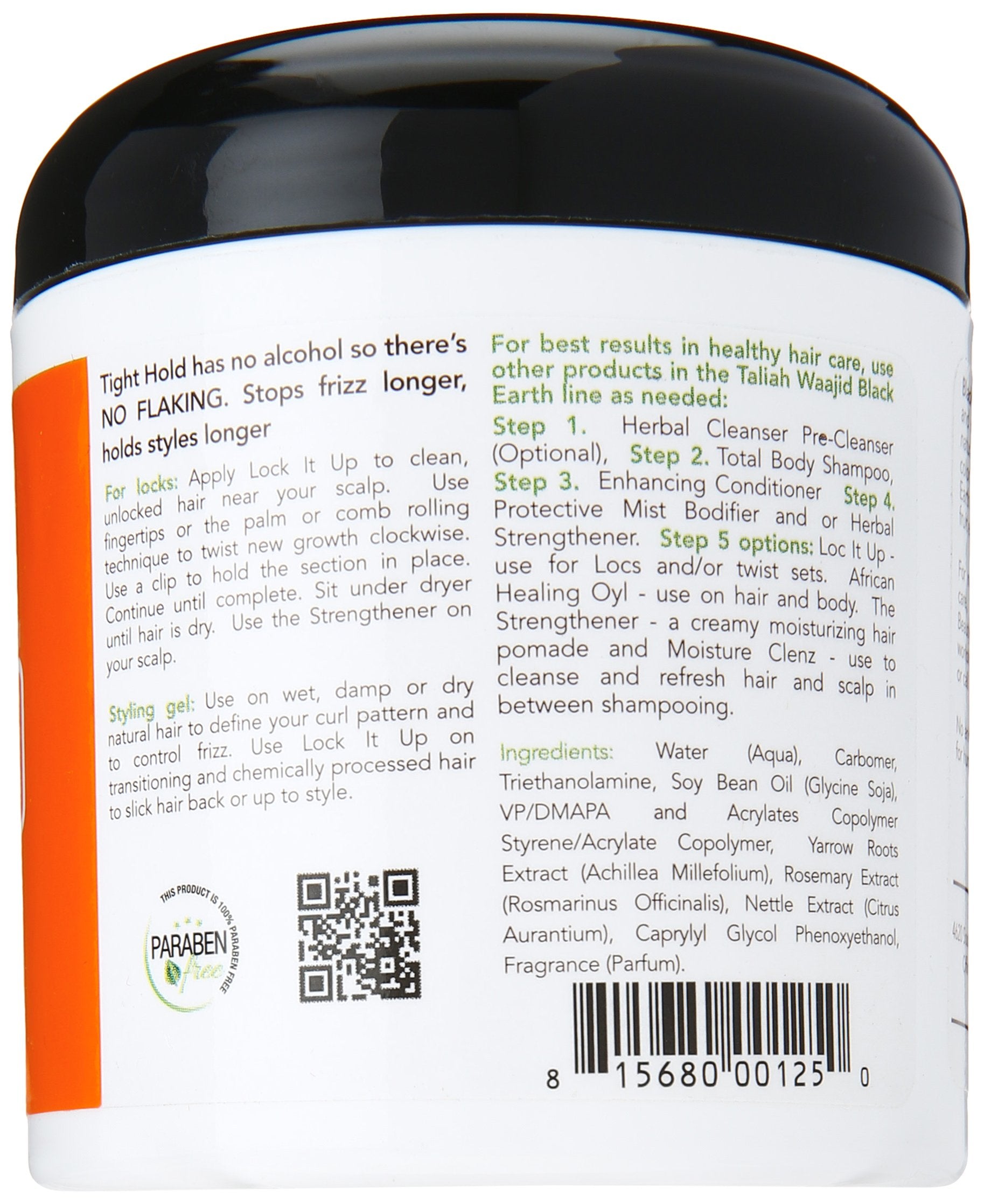 Taliah Waajid Black Earth: control del frizz para estilos definidos
