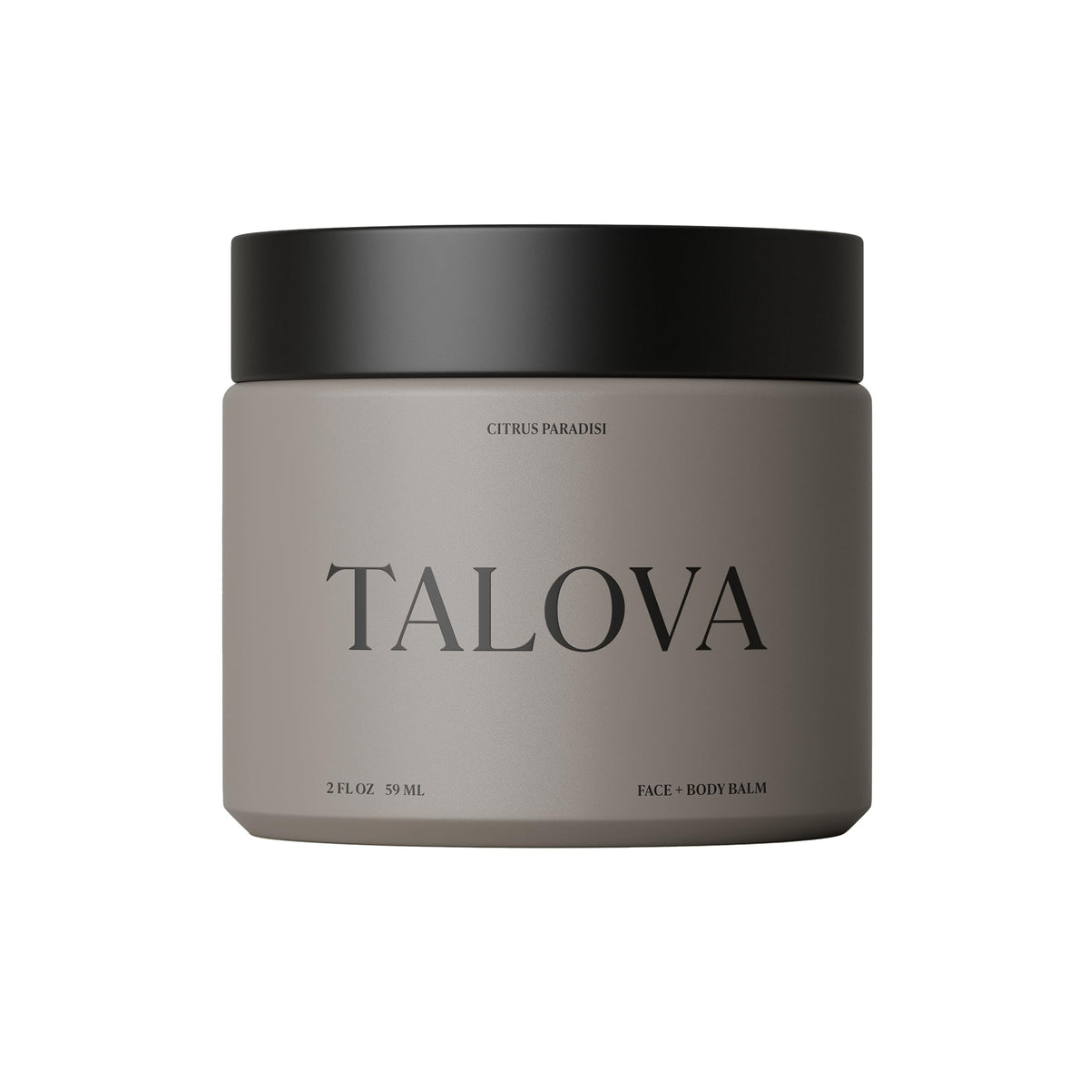 Talova balsamo embotellado para rostro ofrece cuidado nutritivo para piel seca
