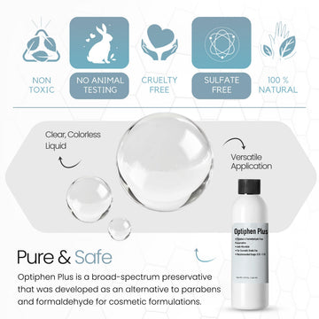Optiphen Plus de Talsen, adecuado para productos de piel sensible, preserva la formulación