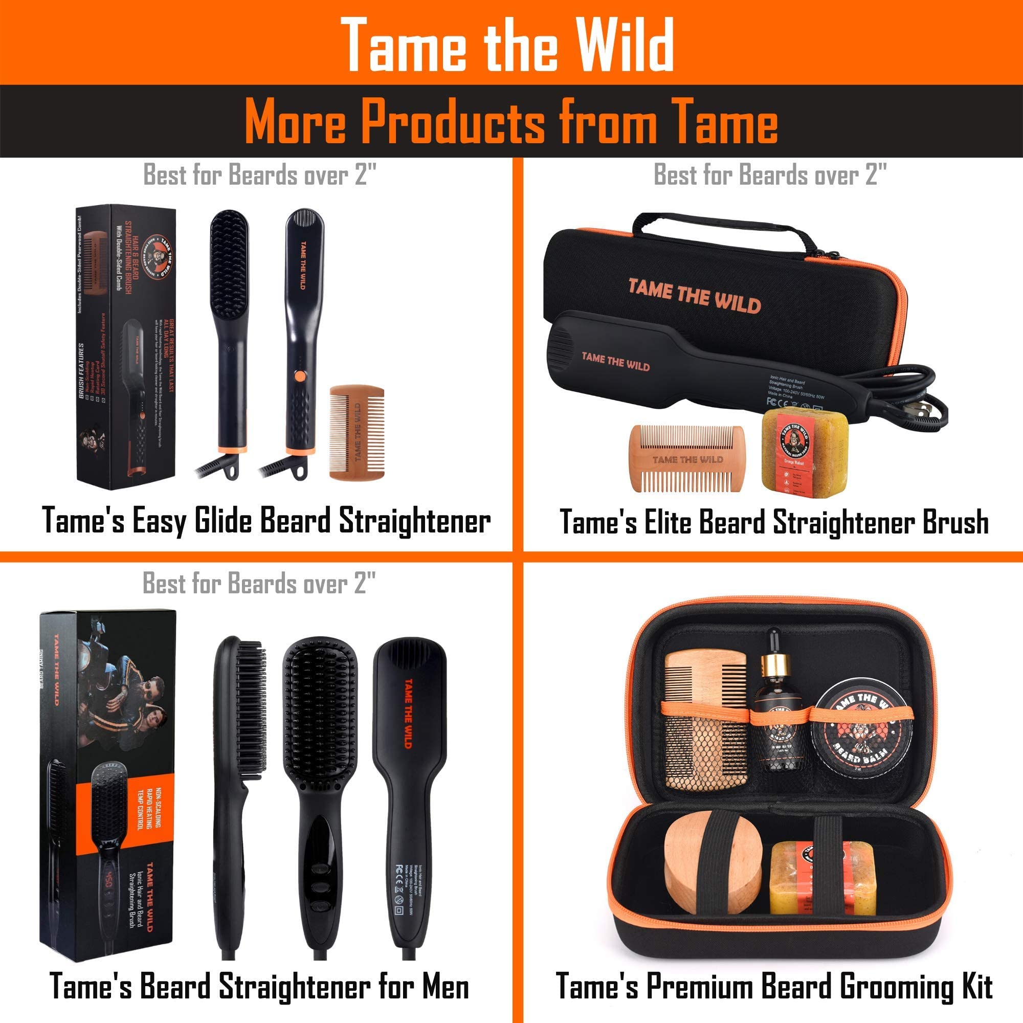 Tame the Wild 8-5-ounce bottle packaging for travel and daily use.