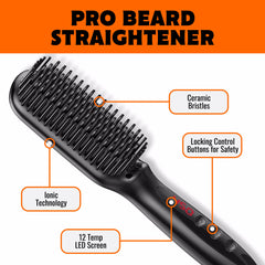 Tame The Wild Pro lisseur-barbe-pro – poignée ergonomique pour une prise en main