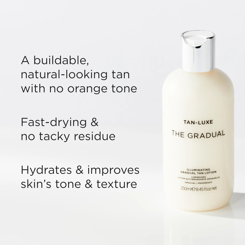 Tan-Luxe Gradual: aplicación suave similar a crema hidratante