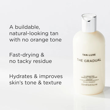 Tan-Luxe The Gradual offre hydratation de la peau avec un éclat lumineux