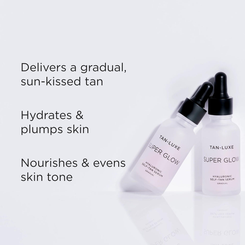 Tan-Luxe Super Glow, texture liquide prête à l'application