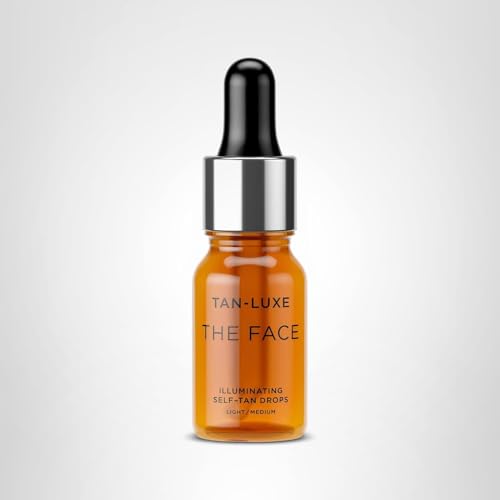 Tan-Luxe The Face resultado: brillo natural y sin manchas.