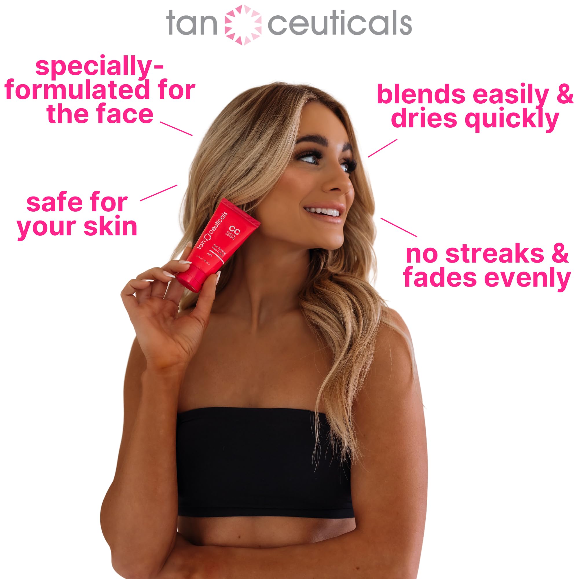 Color natural y uniforme con el Autobronceador Facial de Tanceuticals