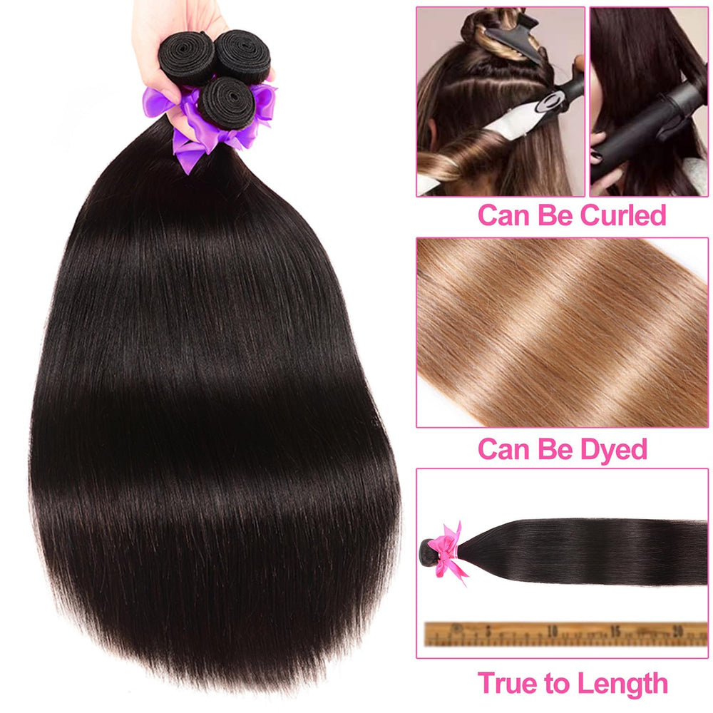 Tandovee paquetes de cabello liso, durabilidad y cuidado.
