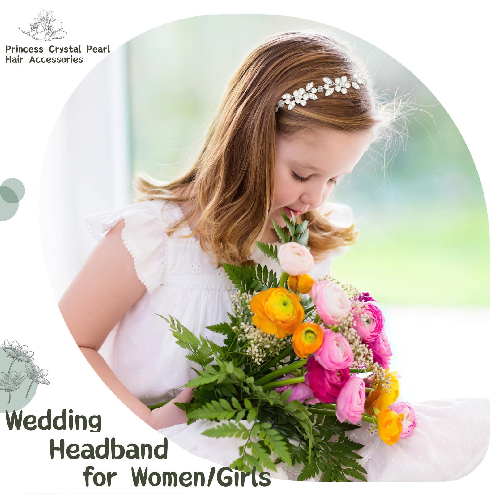 Diadema Tanfeine uso-boda, complemento versátil para niñas