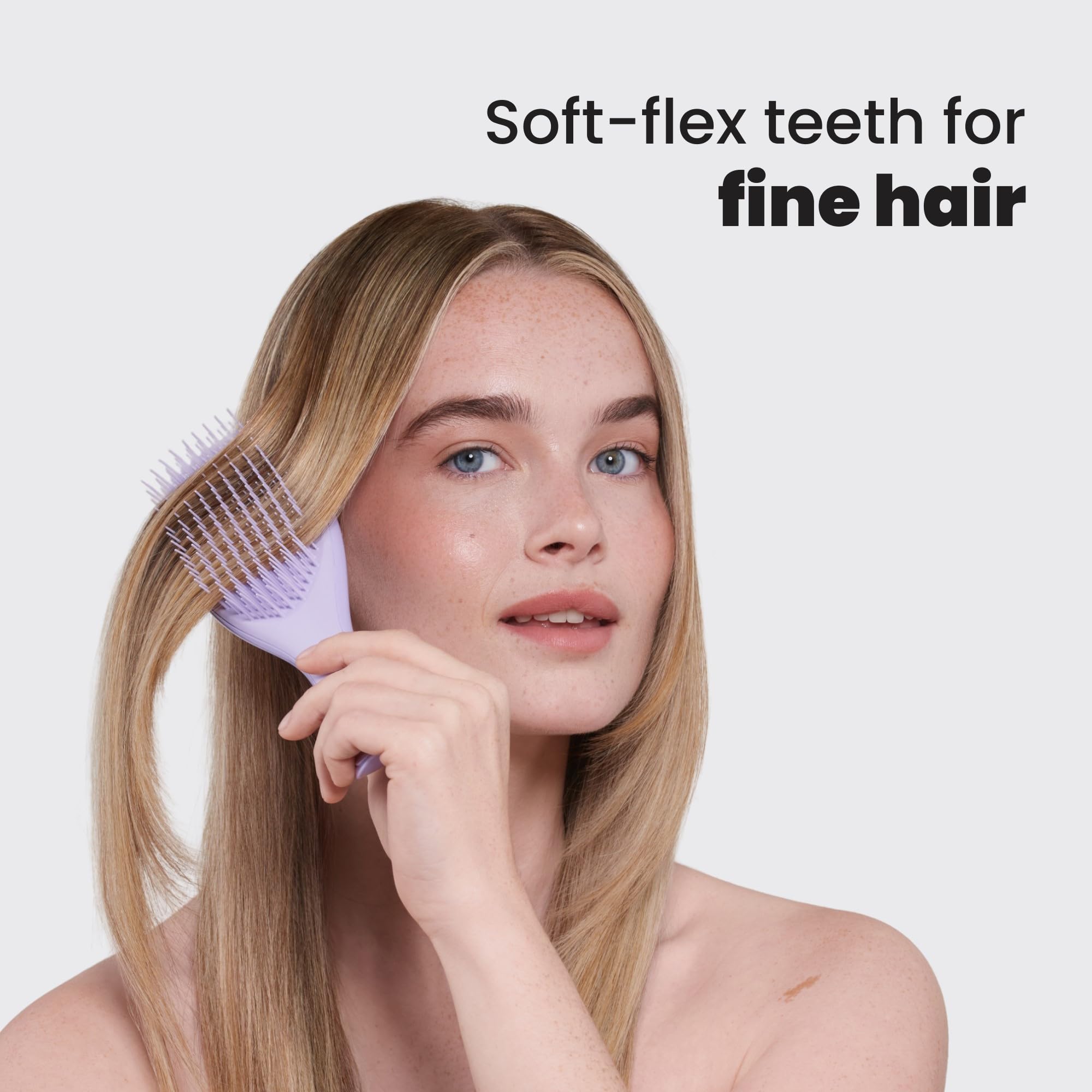 Tangle Teezer cabello sedoso y suave tras el peinado.