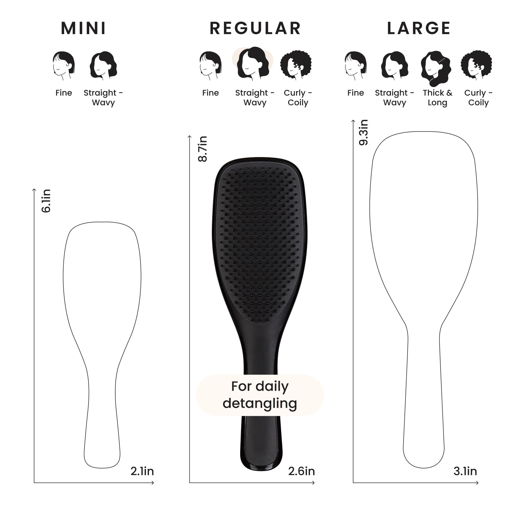 Tangle Teezer aplicación cabello húmedo, peina sin esfuerzo en cabellos mojados.