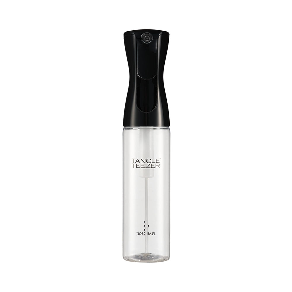 TANGLE TEEZER Botella con pulverización de niebla fina negra para revitalizar el cabello entre lavados.