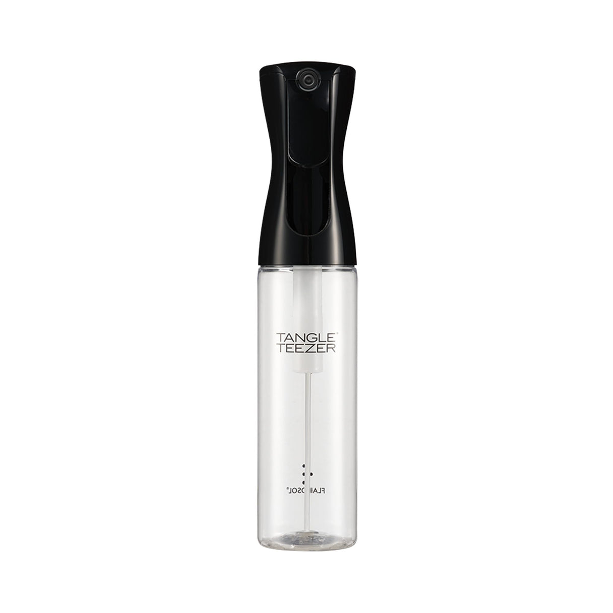 TANGLE TEEZER Botella con pulverización de niebla fina negra para revitalizar el cabello entre lavados.