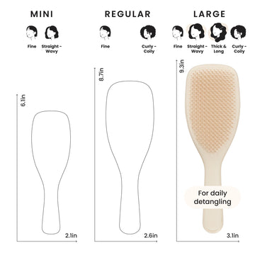 Tangle Teezer para cabello rizado: reduce encrespamiento y facilita peinado.