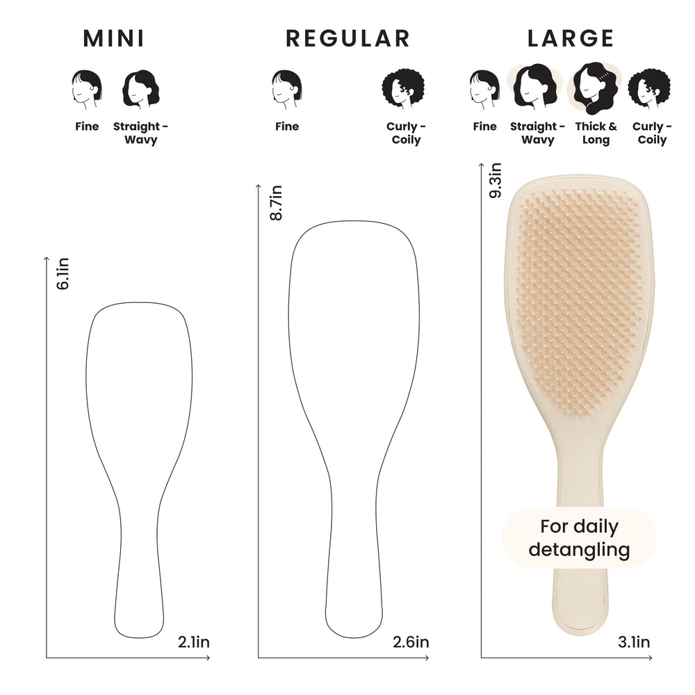 Tangle Teezer para cabello rizado: reduce encrespamiento y facilita peinado.