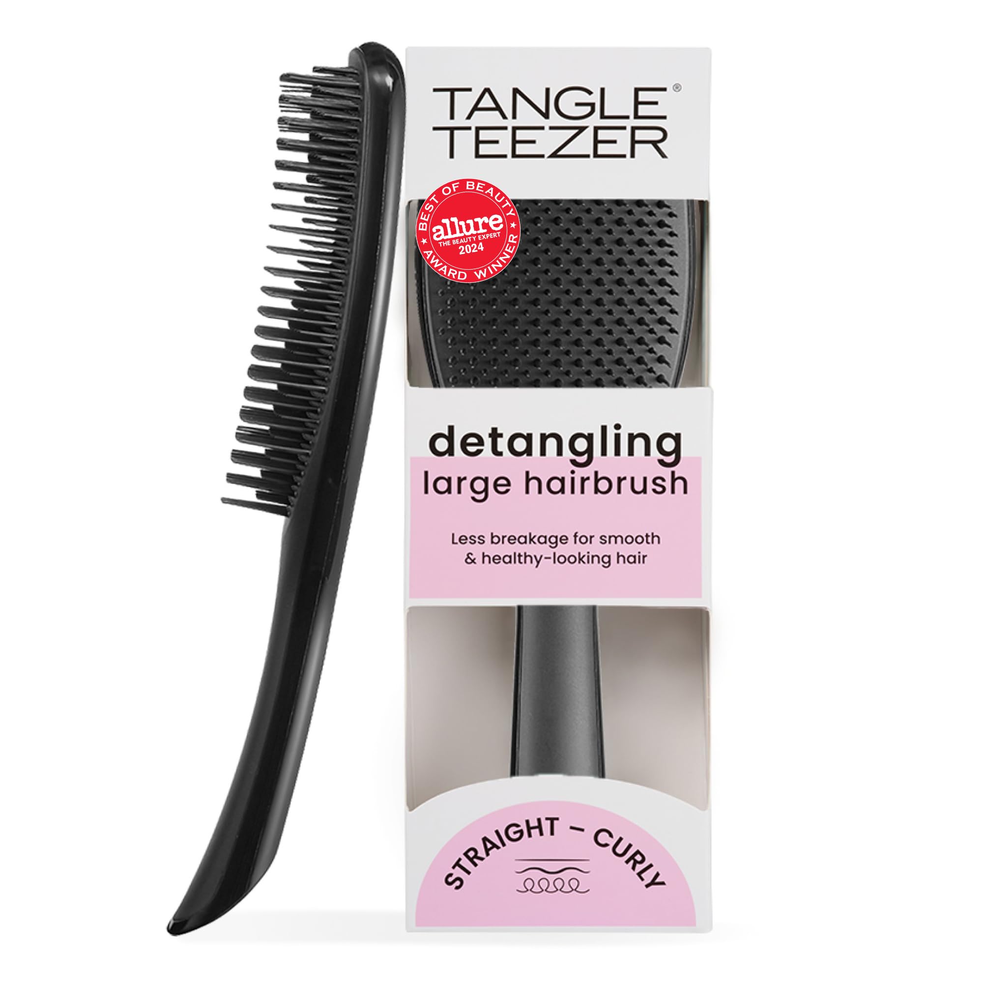 Cepillo Tangle Teezer para cabello mojado desenredando sin tirar.