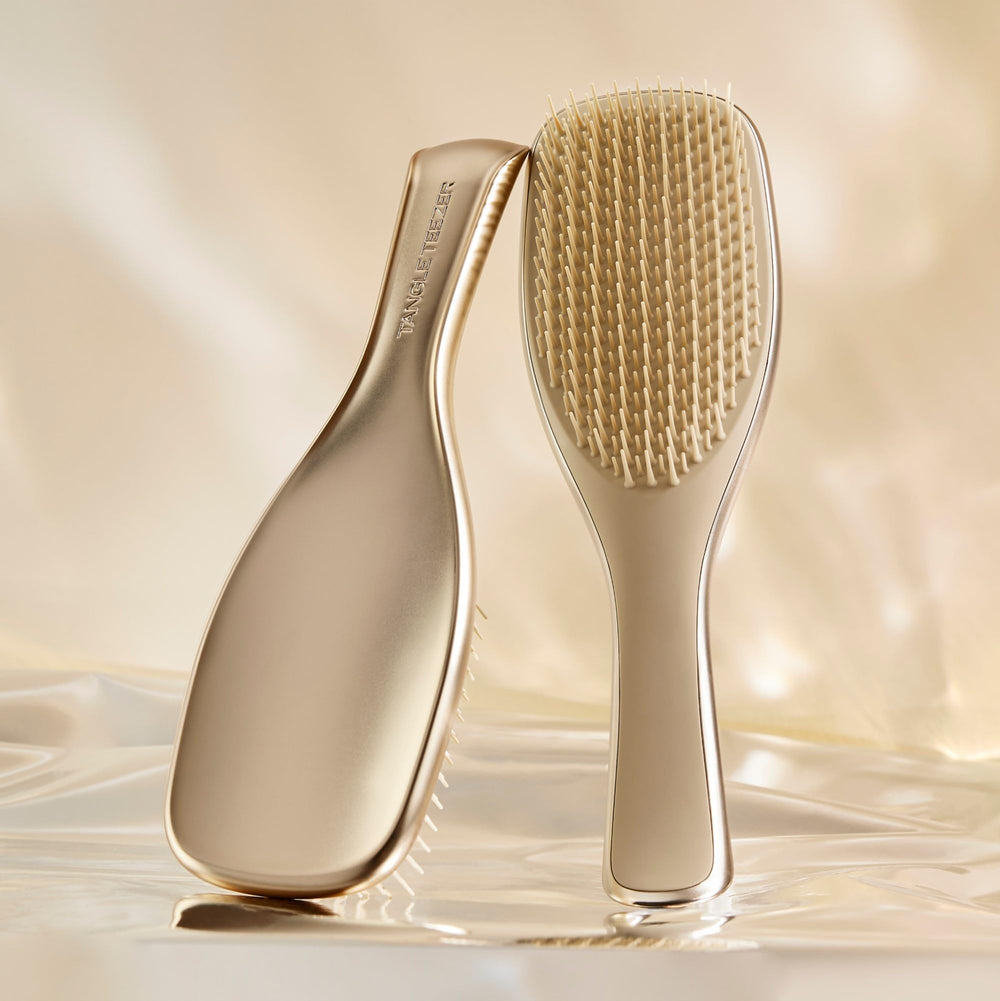 Tangle Teezer Chrome Detangler, dientes largos y cortos para reducir rotura