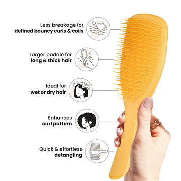 Tangle Teezer desenredante para rizos secos, desenreda con menos tirones.