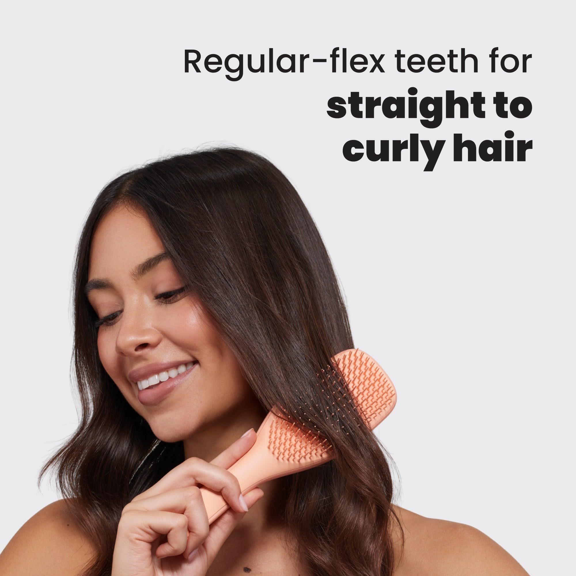 Tangle Teezer distribución uniforme de productos en la ducha.