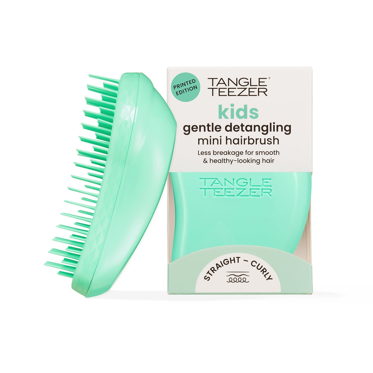 Cepillo desenredador Tangle Teezer Original mini para pelo seco, ligero y fácil de usar.