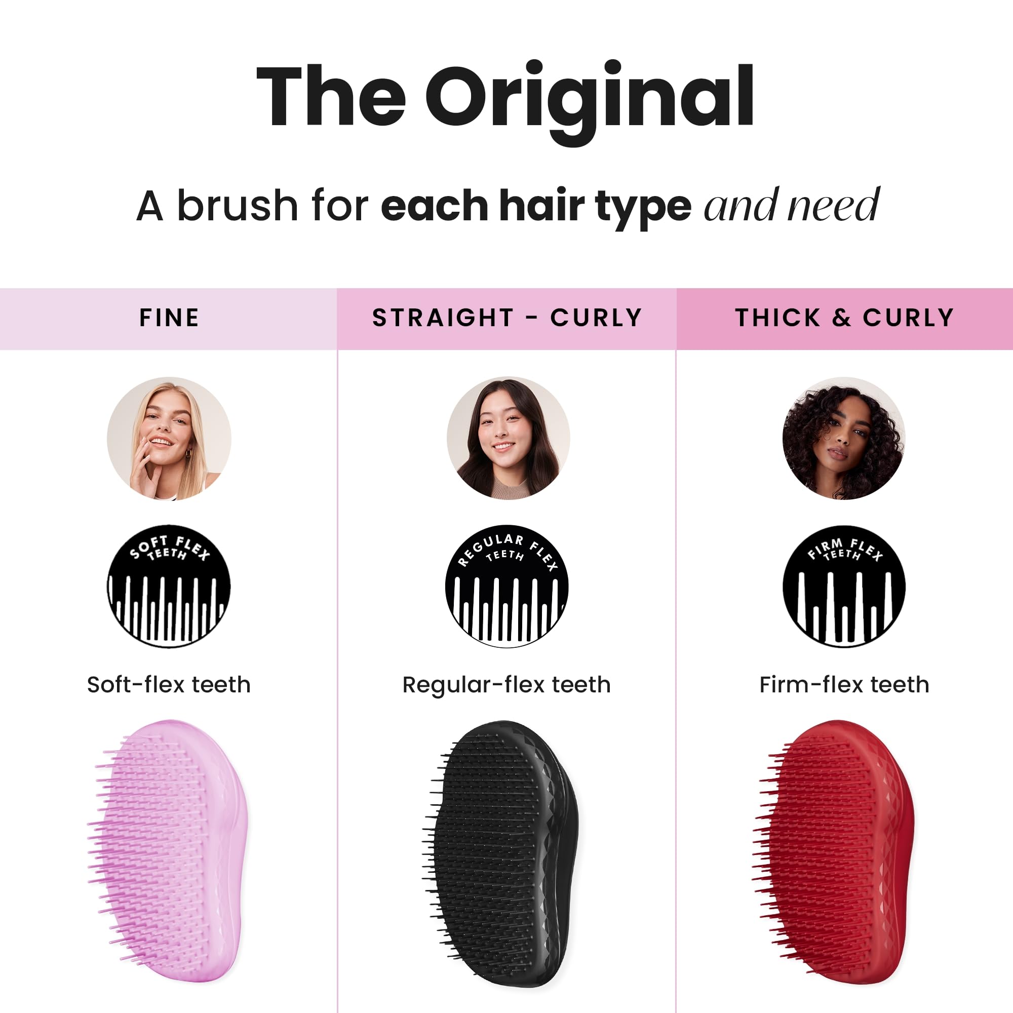 Tangle Teezer Original Detangler Panther Black ideal para uso diario en casa