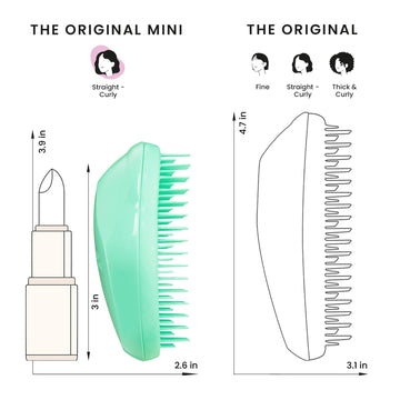 Tangle Teezer Original mini, diseño ergonómico para manos pequeñas.