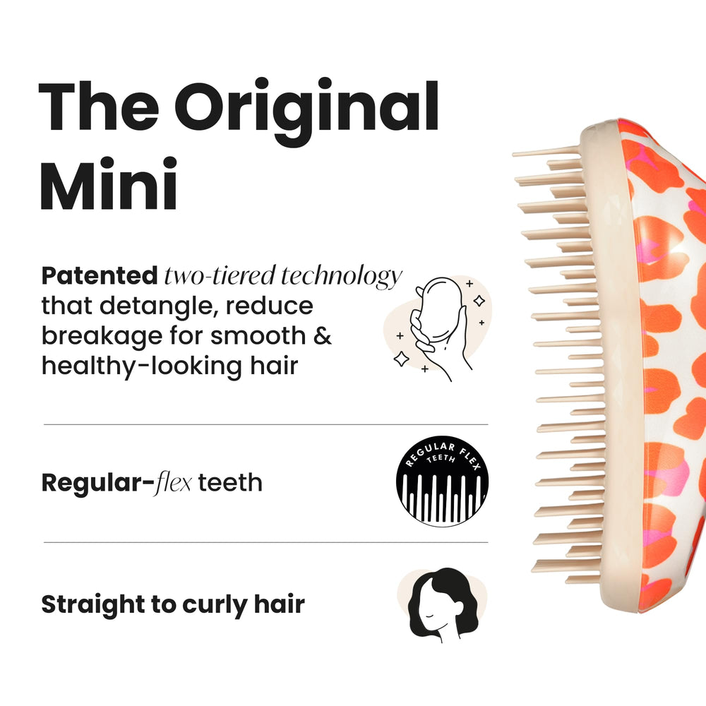 Para cabello de todos tipos: Tangle Teezer original desenreda con suavidad.