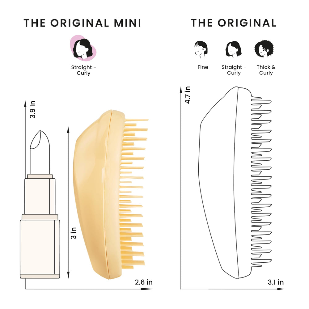 Tangle Teezer Original Para Todo Tipo de Cabello: versátil en casa y fuera
