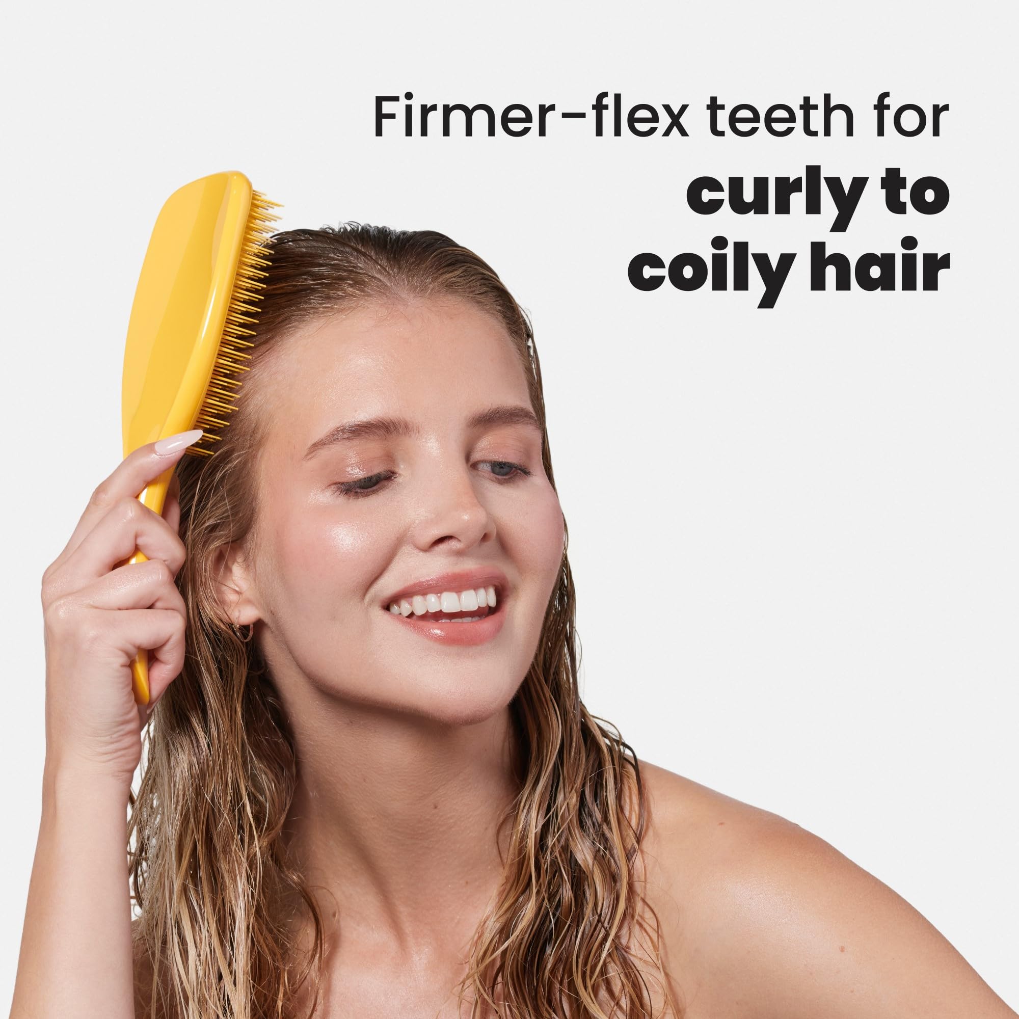 Tangle Teezer pala grande para cabello largo, cubre mechones gruesos de forma uniforme.