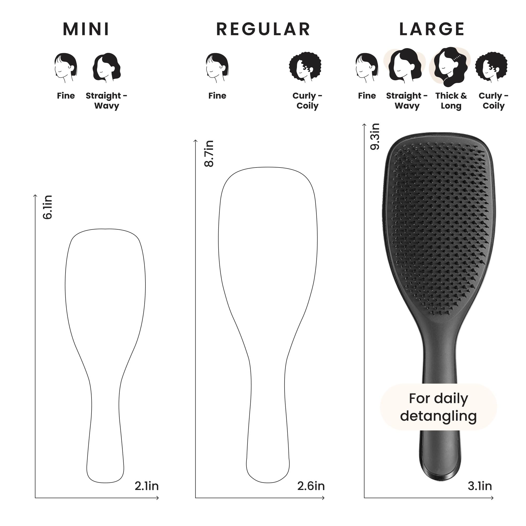 Tangle Teezer suaviza el frizz en rizos con diseño versátil.