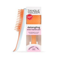 Tangle Teezer Ultimate Desenredador azul hielo y naranja dulce para viaje y desenredar sin tirones