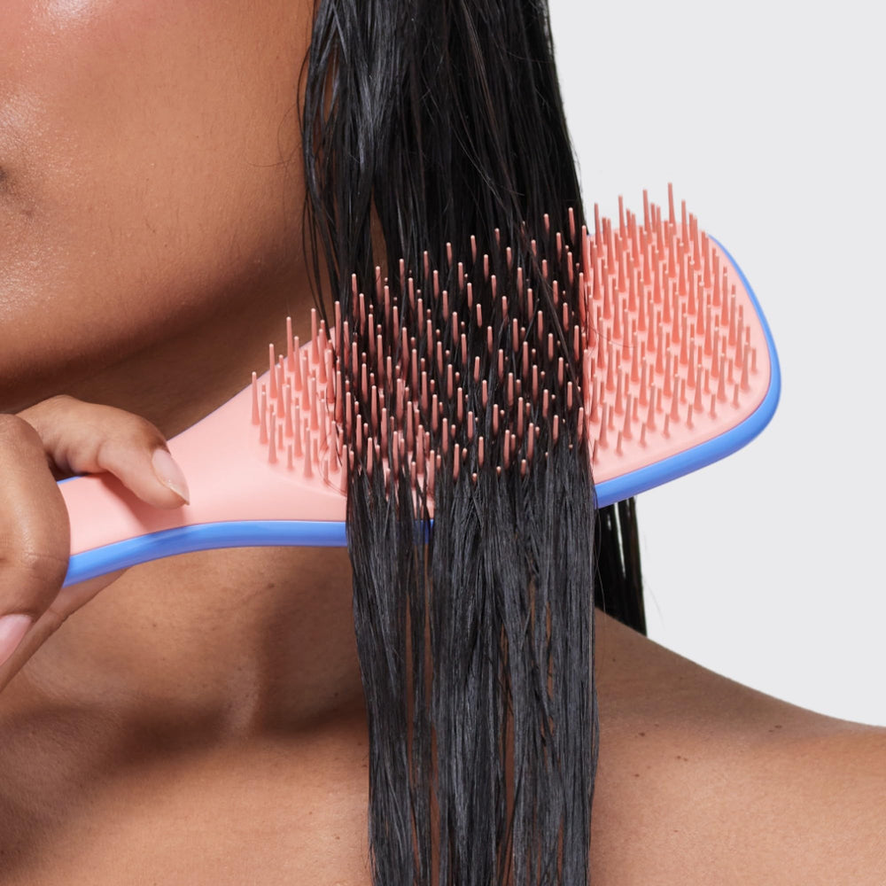 Tangle Teezer Ultimate Desenredante Apricot Blaze empaque sostenible en transición.