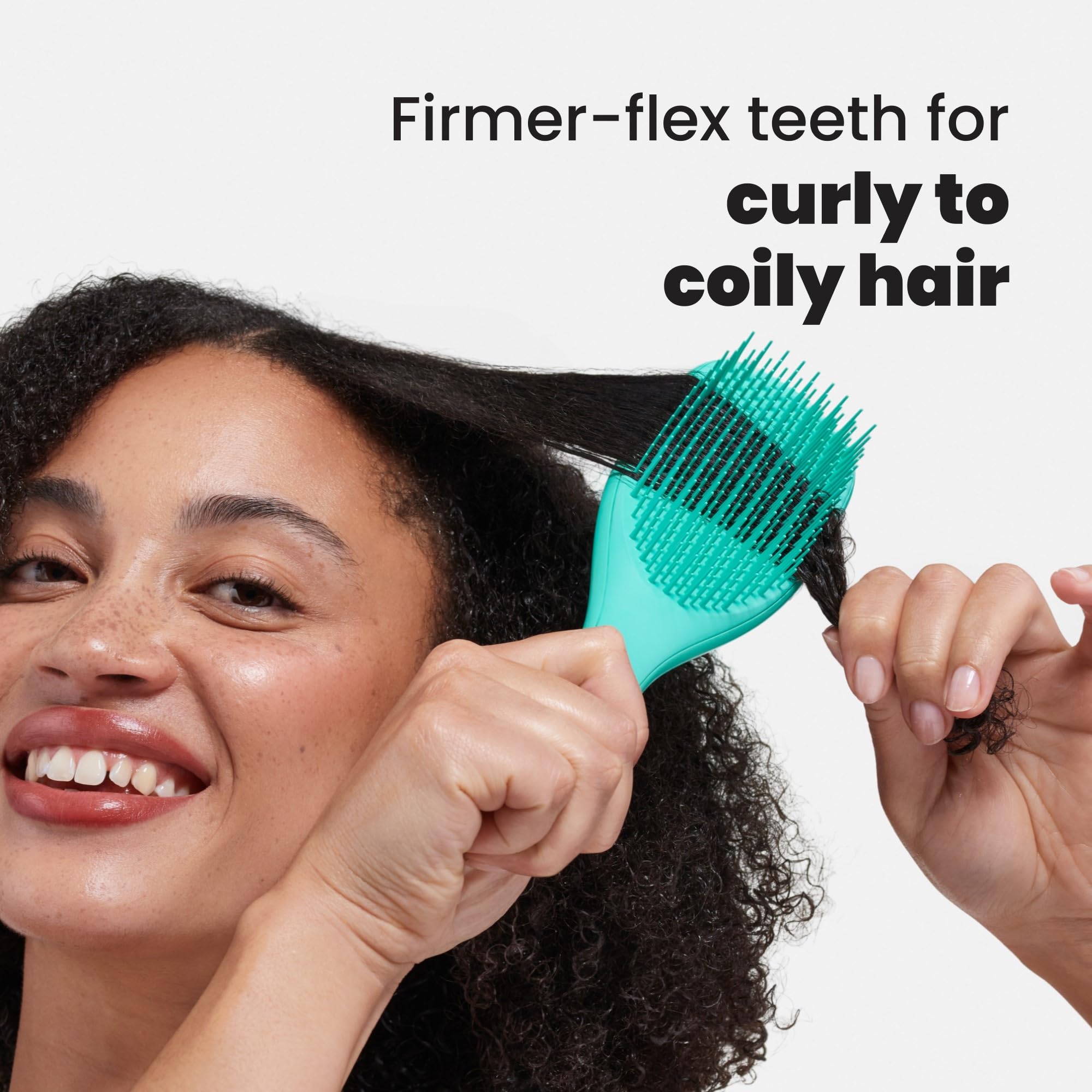 Tangle Teezer Ultimate Detangler, control del frizz para rizos apretados.