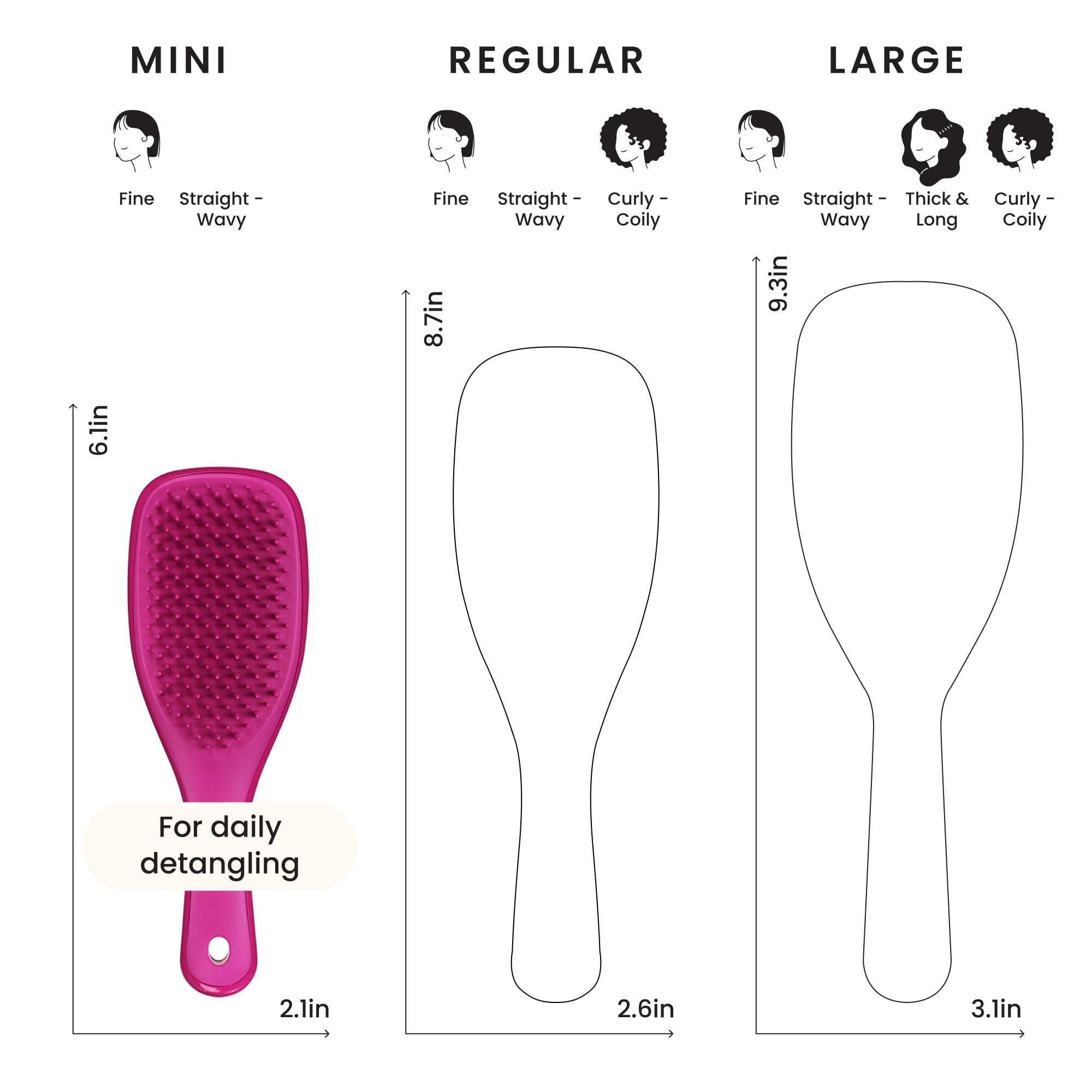 Tangle Teezer Ultimate Detangler, controla el frizz con dientes suaves.