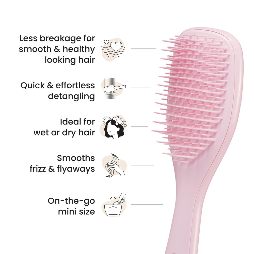 Tangle Teezer Ultimate Detangler, diseño con dos alturas para desenredar y suavizar.