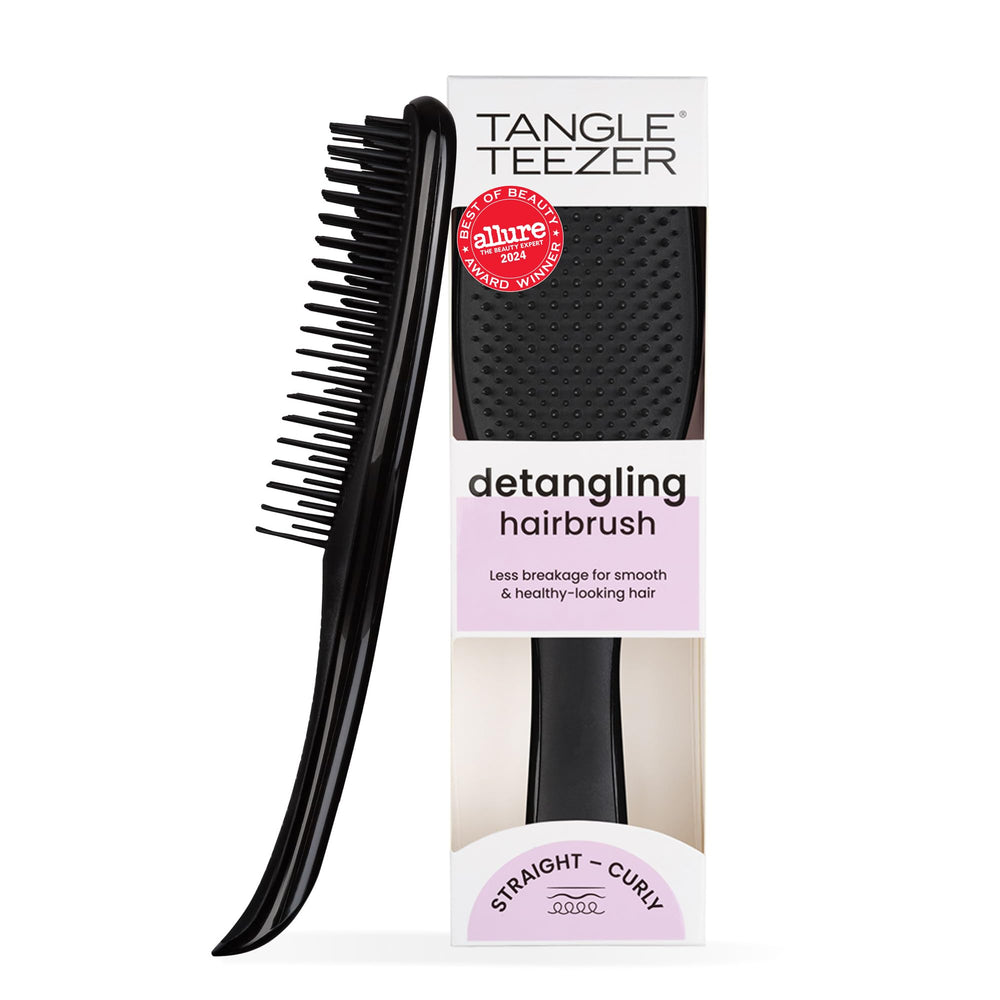 Tangle Teezer Ultimate Detangler, dientes de dos niveles, desenreda suavemente el cabello mojado.