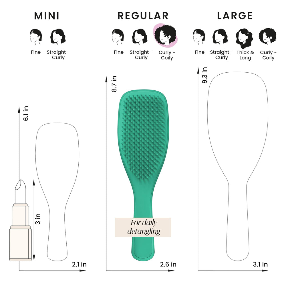 Tangle Teezer Ultimate Detangler, diseño aguaverde para un look vibrante.