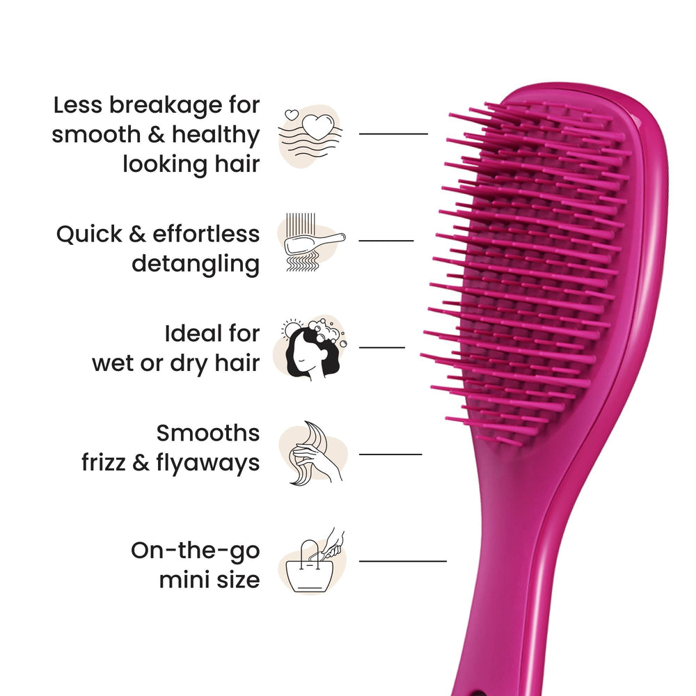 Tangle Teezer Ultimate Detangler, diseño apto para manos pequeñas y uso fácil.