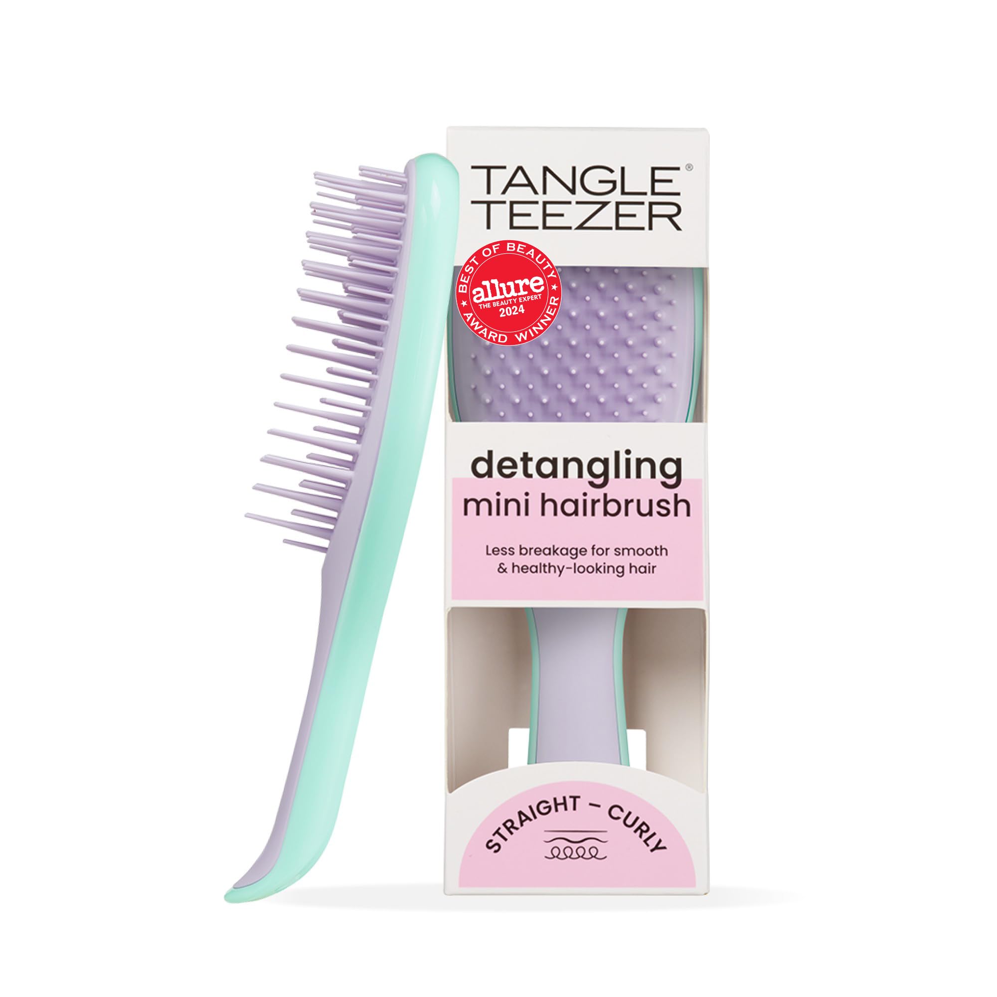 Tangle Teezer Ultimate Detangler peine mini para viaje, ideal para retoques en movimiento.